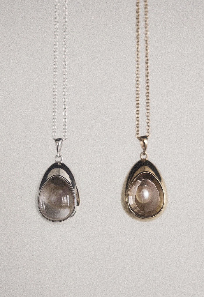 Oval-Shaped Pearl Necklace